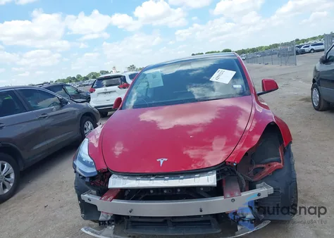 2023 Tesla Model Y Awd/Long Range Dual Motor All-Wheel Drive from USA, damaged, VIN 7SAYGDEE9PA028238